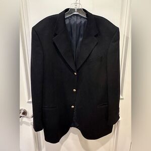 Hathaway Platinum Elegant Men’s 100% Cashmere Italian Navy Jacket